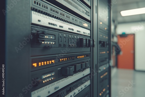 Wallpaper Mural White and gray coaxial cables with metallic ends symbolizing secure data transmission audiovisual technology and electronic communication in a modern tech environment Torontodigital.ca