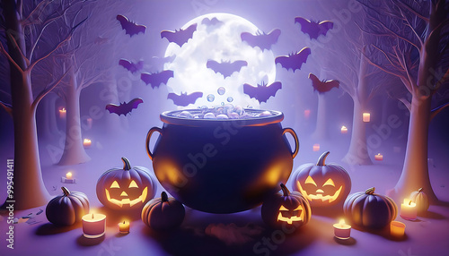 The Witch's Midnight Cauldron