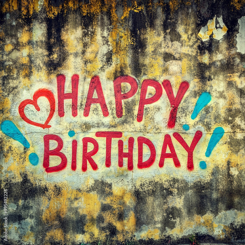 "Happy Birthday" message sp...
