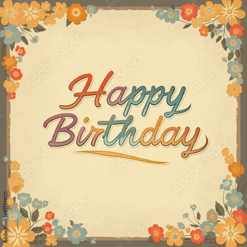 Colorful 'Happy Birthday' g...