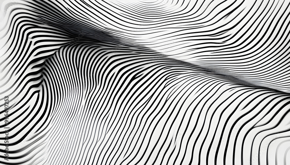 wavy background monochrome backdrop with curved stripes repeating abstract waves stripe texture with many lines black and white illustration wavy background monochrome backdrop with curved stripes repeating abstract waves stripe texture with many lines black and white illustration