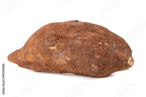 Yacon roots isolated on a white background