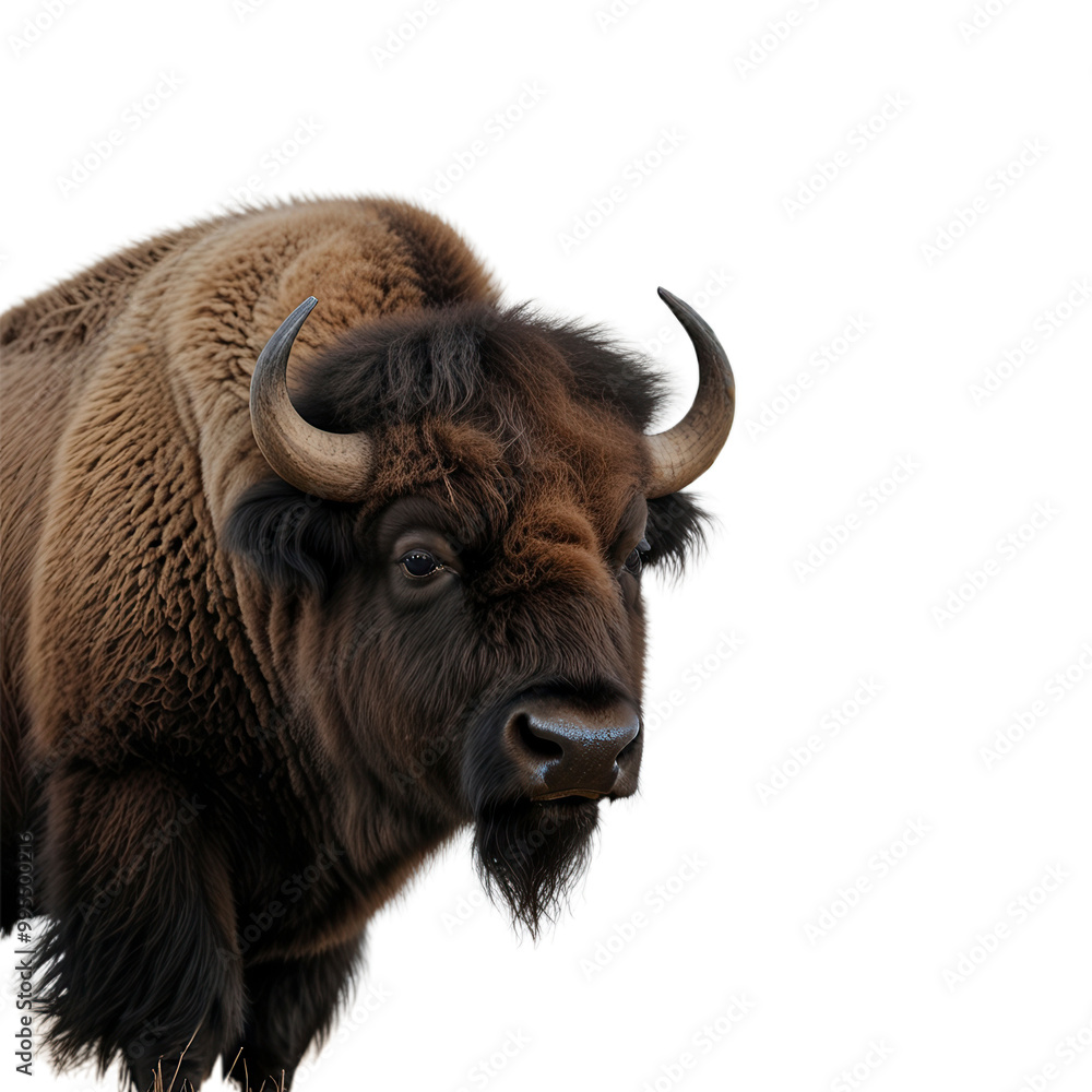 American bison with transparent background PNG and JPEG image American bison with transparent background PNG and JPEG image