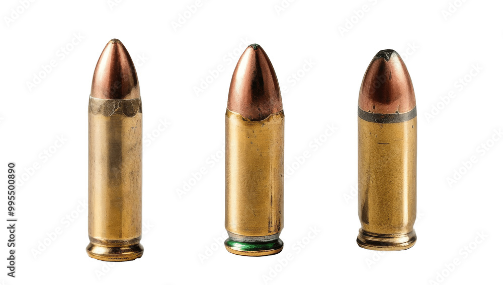 set of bullets isolated on transparent background set of bullets isolated on transparent background