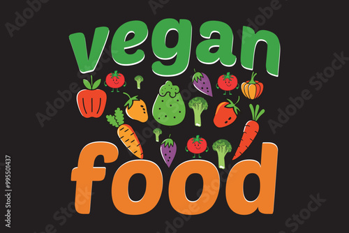 vegan t-shirt design vectors