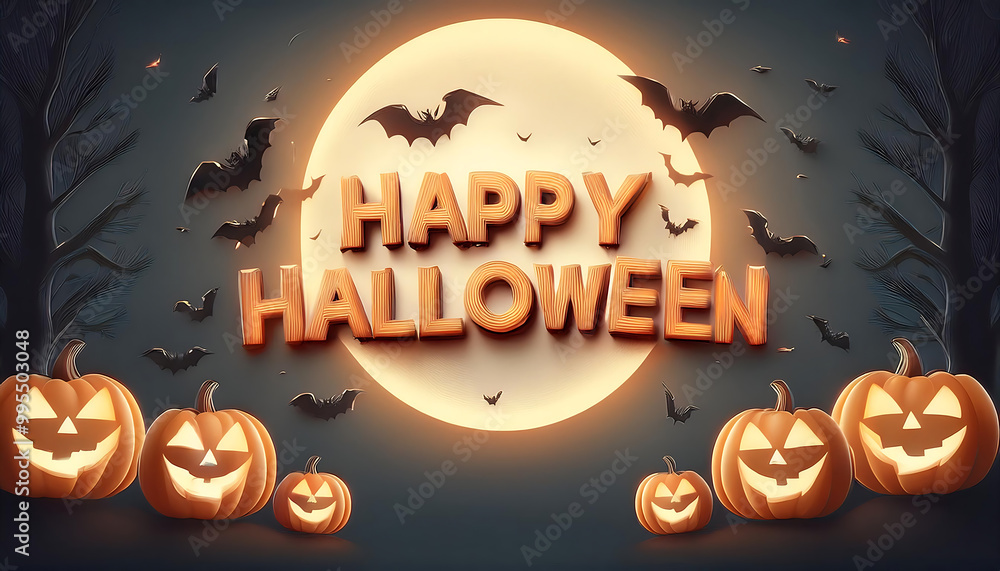 Halloween Night in the Pumpkin Patch