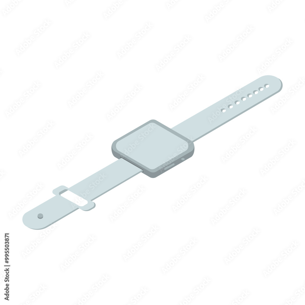 Smartwatch Vector Isomteric