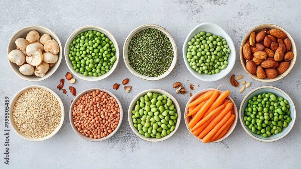 Healthy eating concept. A top view of healthy food. A vibrant and colorful plant-based bowl. World Vegetarian Day. Fresh organic vegetables. Healthy vegan bowl. Vegan meal. Healthy eating concept. A top view of healthy food. A vibrant and colorful plant-based bowl. World Vegetarian Day. Fresh organic vegetables. Healthy vegan bowl. Vegan meal.
