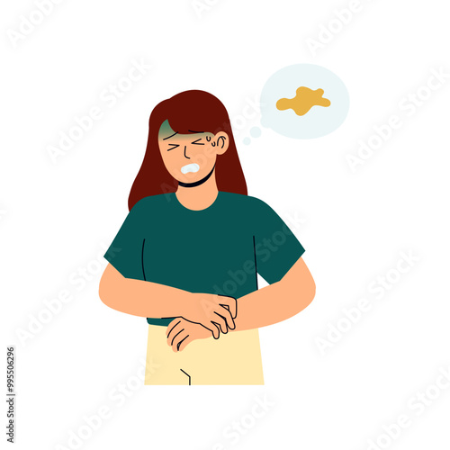 Woman Cholera Symptoms 1 Watery Diarrhea