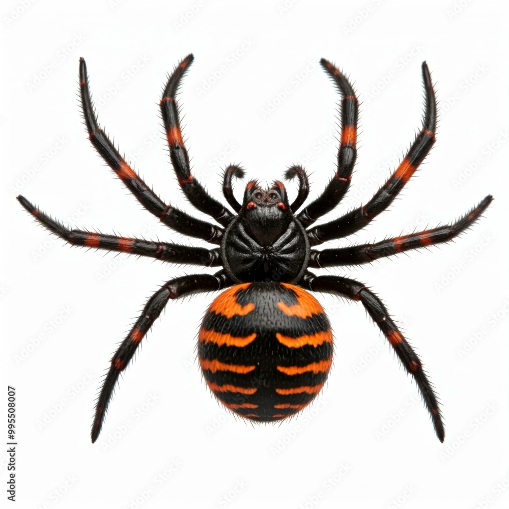 Fototapeta premium Isolated Halloween Elements on White Background Spooky and Festive Decorations