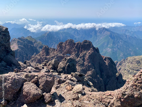 Le Capu Tafunatu lors de l'ascension de la Paglia Orba en Corse