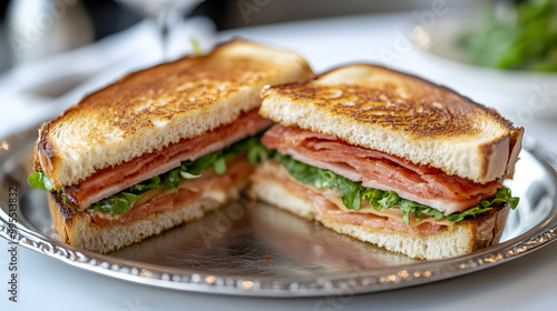 Half-Time Treat: BLT Sandwich in a Silver Sanctuary