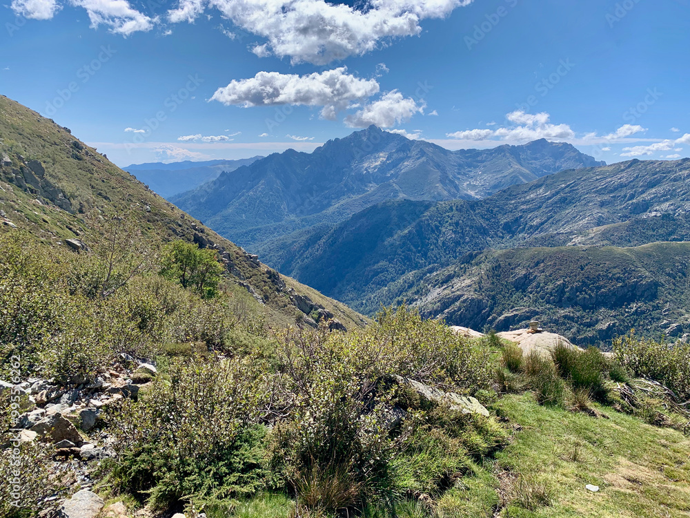 Naklejka premium Le Monte d'Oro vu depuis le massif du Rotondo