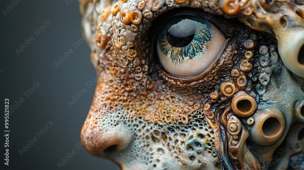 Close-Up of a Surreal Creature's Eye Close-Up of a Surreal Creature's Eye