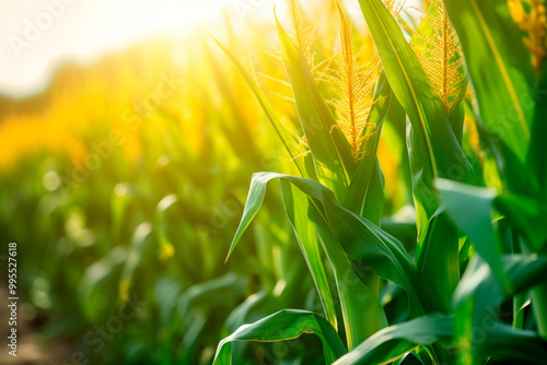 Farmer plowing the land at dawn preparing the soil for planting in the field