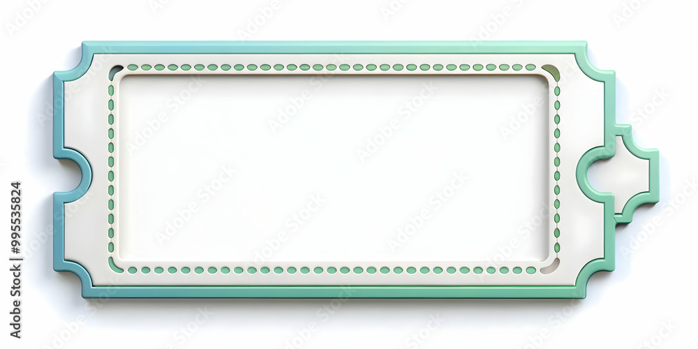 3D Clean Border Frame Design with Coupon Ticket & Retail Tag - Ideal for Retail & Business Promotions, Extensive Copy Space, Polished Look 3D Clean Border Frame Design with Coupon Ticket & Retail Tag - Ideal for Retail & Business Promotions, Extensive Copy Space, Polished Look