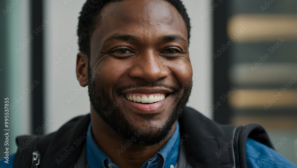 Radiant Smile, Confident Man Radiant Smile, Confident Man
