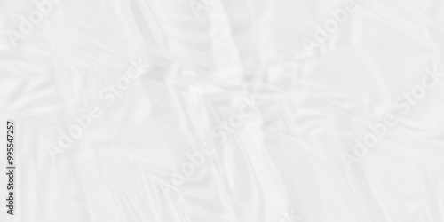 Vector empty white crumple creased blank sheet retro old paper texture. rough vintage wrinkled crumpled grunge background.	

