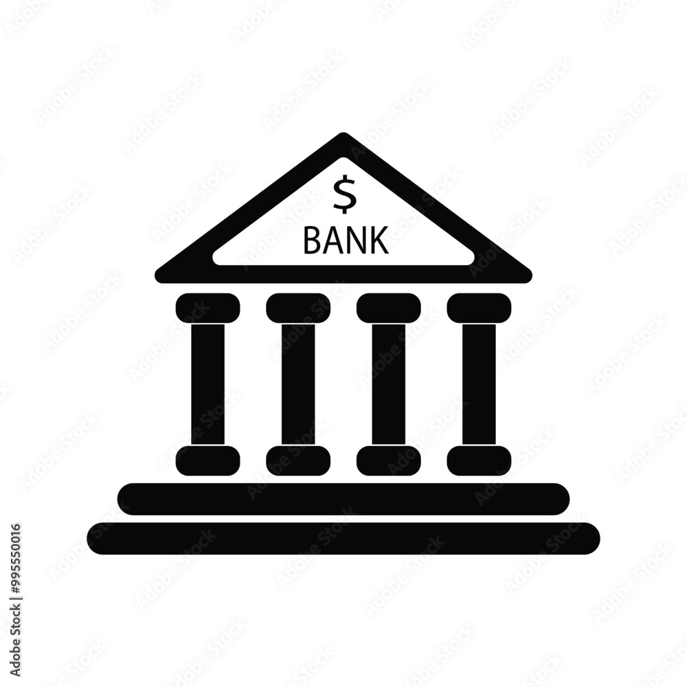 Bank icon vector isolated on white background, Bank transparent sign , navigation symbols. Bank icon vector isolated on white background, Bank transparent sign , navigation symbols.