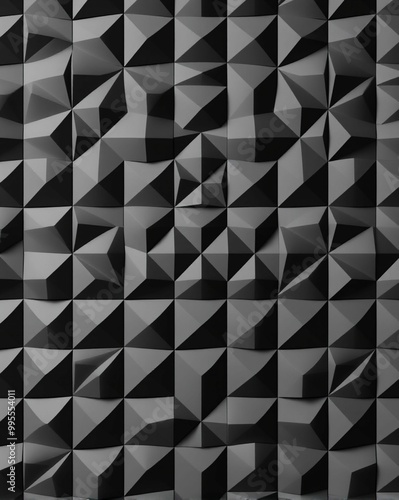 abstract geometric background, geometric 3d effect wallpaper