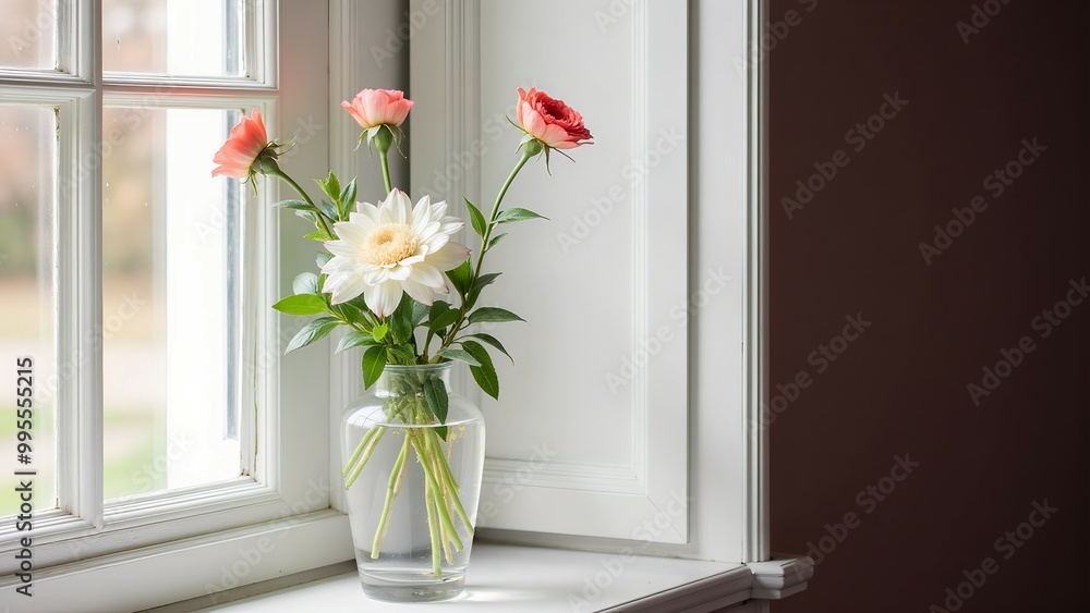 Window and vase Window and vase