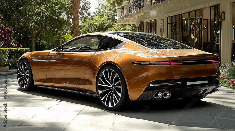 Obraz premium Ultimate performance luxury car with sleek lines and high-end materials