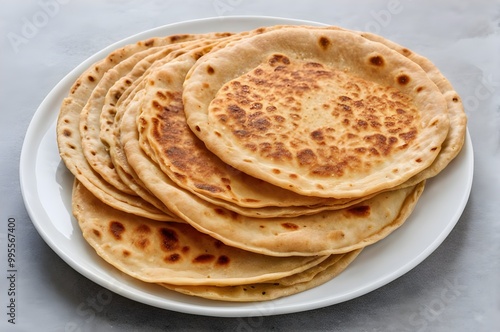 Indian Paratha- A multi layered flat bread.