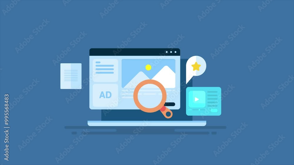 Publish digital ads on blog post, make money blog, display affiliate banner on content page, web traffic revenue earring conceptual video animation. Publish digital ads on blog post, make money blog, display affiliate banner on content page, web traffic revenue earring conceptual video animation.