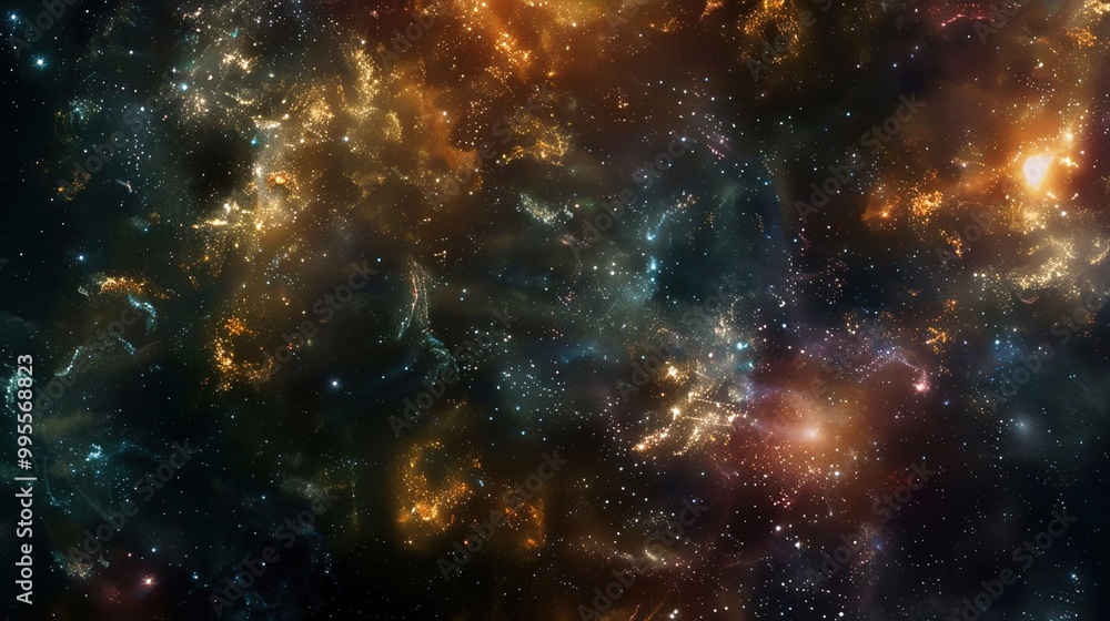 Abstract Cosmic Scene: An abstract background depicting a cosmic scene with stars, nebulae, and galaxies. Abstract Cosmic Scene: An abstract background depicting a cosmic scene with stars, nebulae, and galaxies.