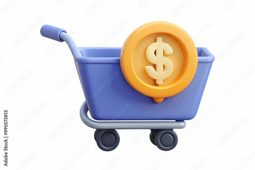 Minimalist Flat Isolated Shopping Cart and Dollar Sign Vector Design - Simplistic Illustrations for Retail and Financial Marketing Minimalist Flat Isolated Shopping Cart and Dollar Sign Vector Design - Simplistic Illustrations for Retail and Financial Marketing