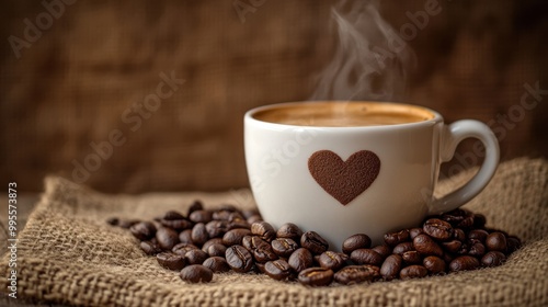 The Hot Coffee with Heart