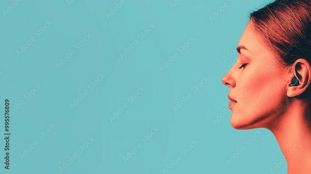 Hightech ear implant for restoring balance and vertigo control, otology care, medical innovation Hightech ear implant for restoring balance and vertigo control, otology care, medical innovation