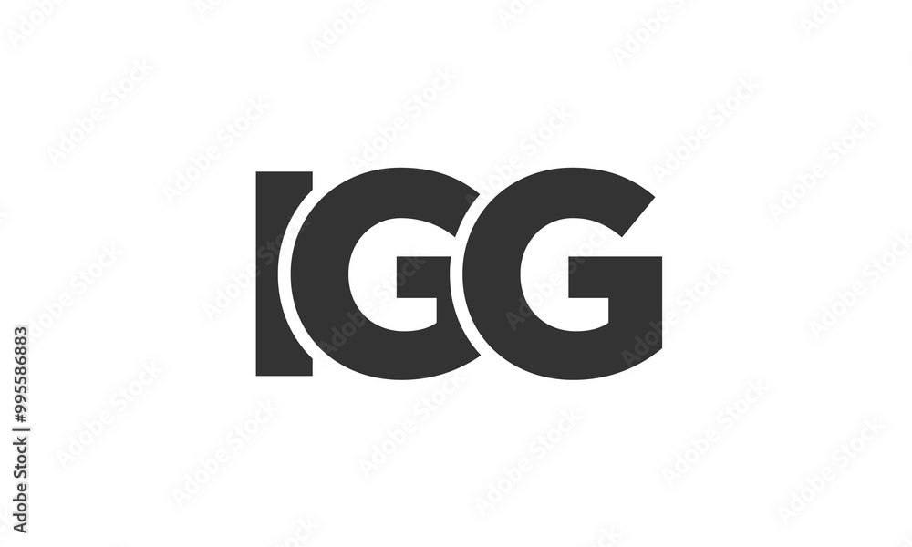 IGG logo design template with strong and modern bold text. Initial based vector logotype featuring simple and minimal typography. Trendy company identity. IGG logo design template with strong and modern bold text. Initial based vector logotype featuring simple and minimal typography. Trendy company identity.