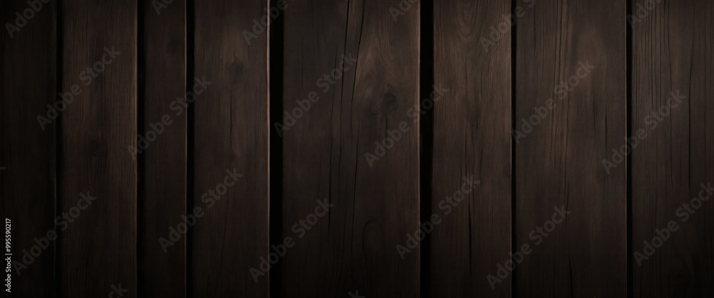 Obraz premium Old grungy Black and dark brown wood background