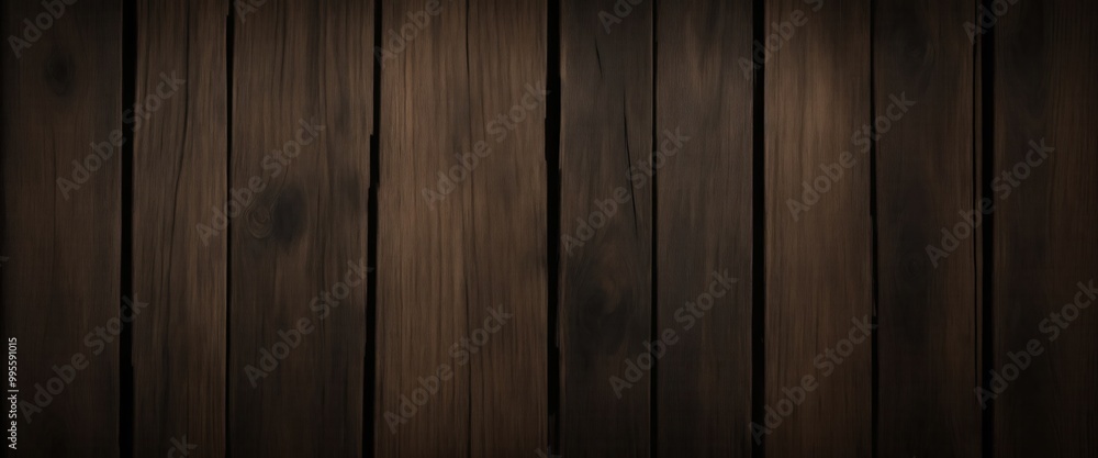 Fototapeta premium Old grungy Black and dark brown wood background