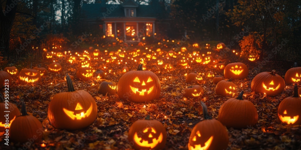 Fototapeta premium The scent of sage and rosemary drifts from the witch’s cottage