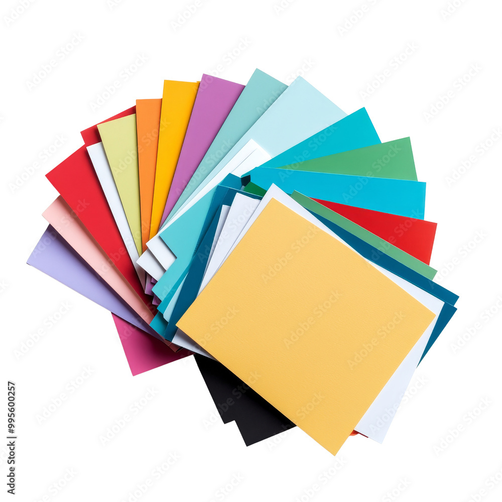 Colorful Paper Fan Colorful Paper Fan