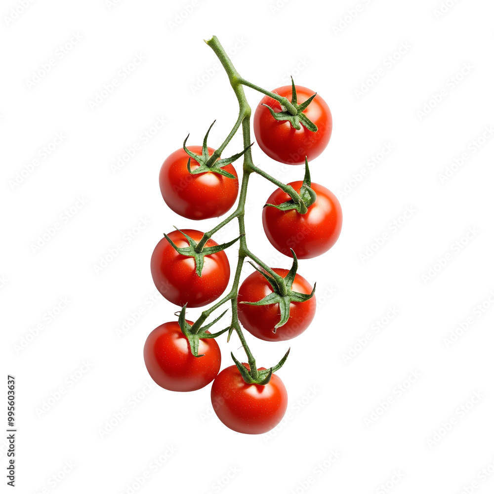 Red Cherry Tomatoes on Vine Red Cherry Tomatoes on Vine