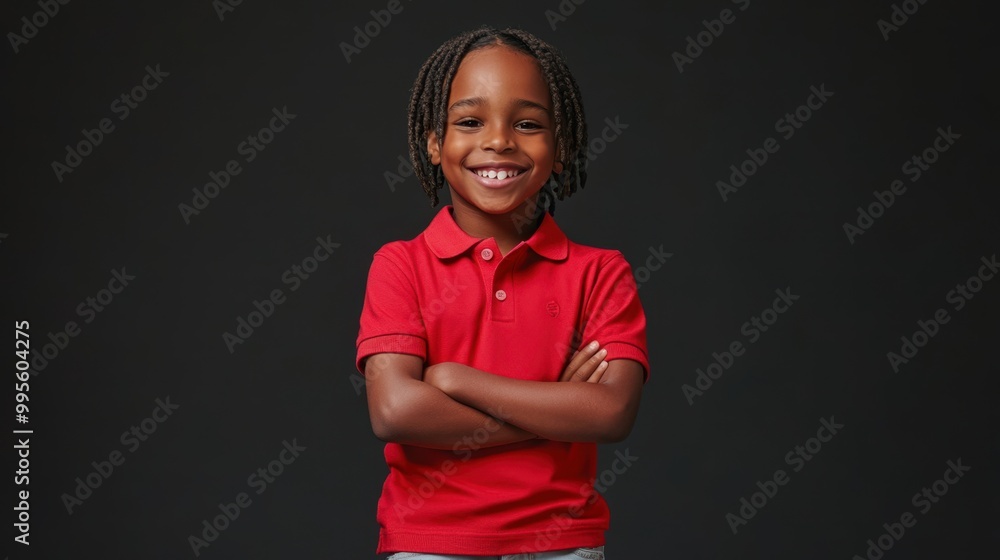 The Smiling Boy in Red
