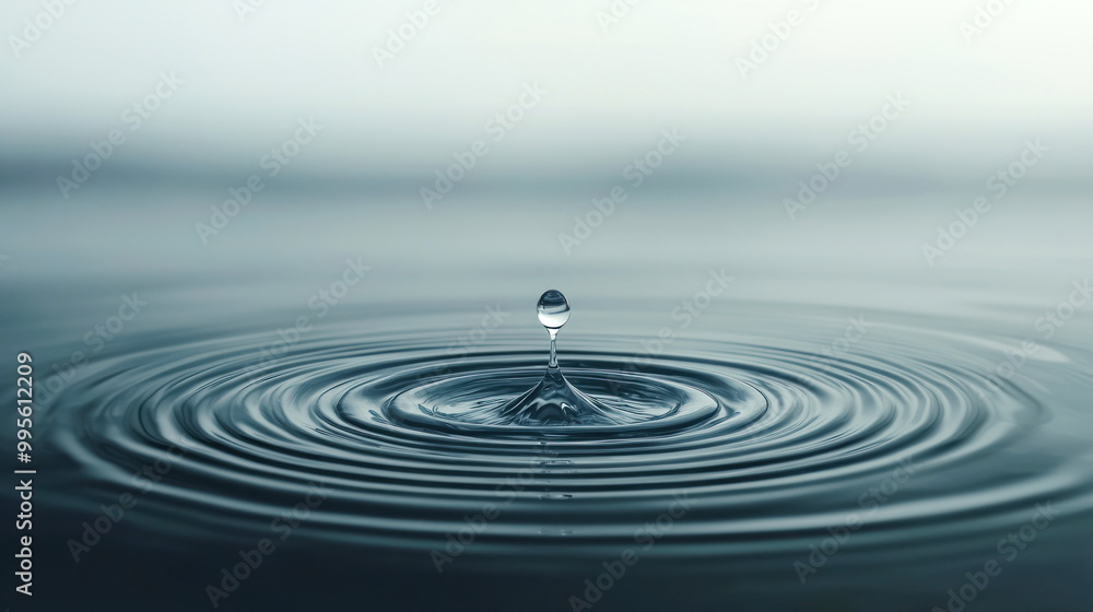 Fototapeta premium Water Drop Ripples.