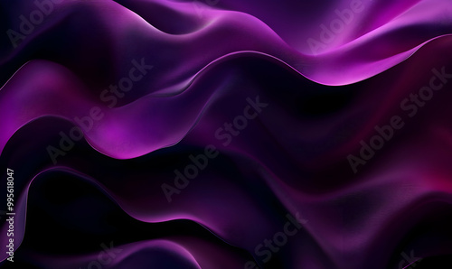 Modern Black Background Line Light Abstract