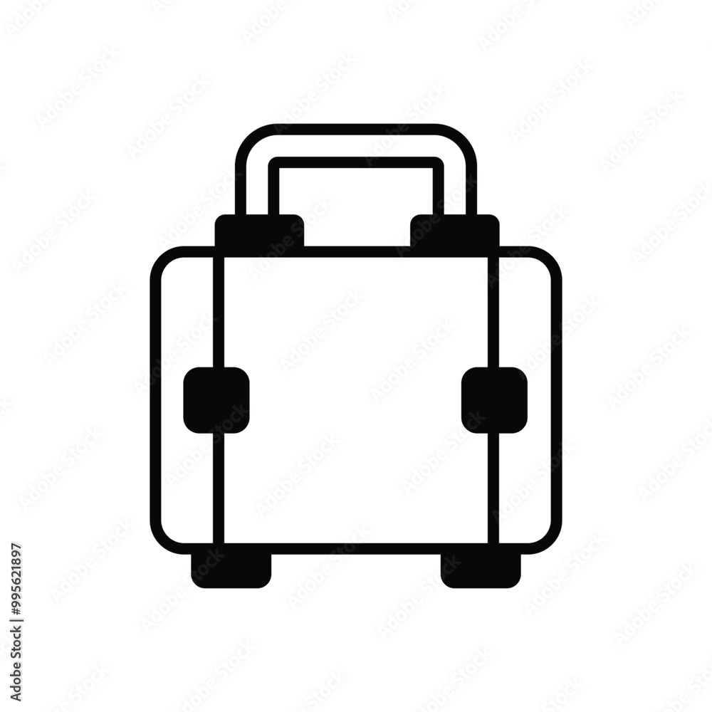 Suitcase vector icon stoct illustration Suitcase vector icon stoct illustration