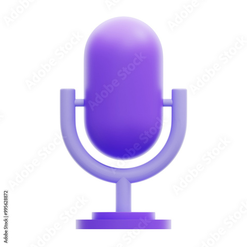 3D mic icon