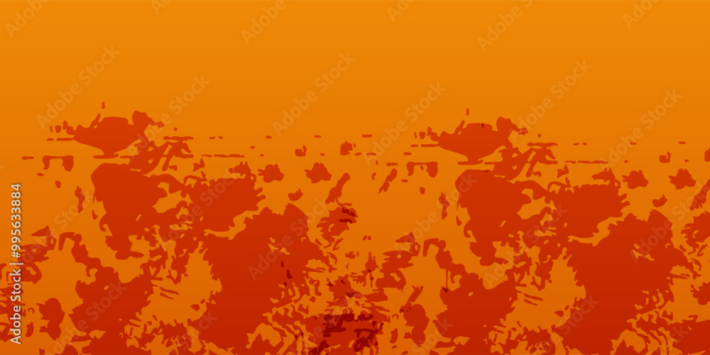 Halloween banner, poster with black bats on the orange background. Template vector Illustration for text. Halloween background Halloween banner, poster with black bats on the orange background. Template vector Illustration for text. Halloween background