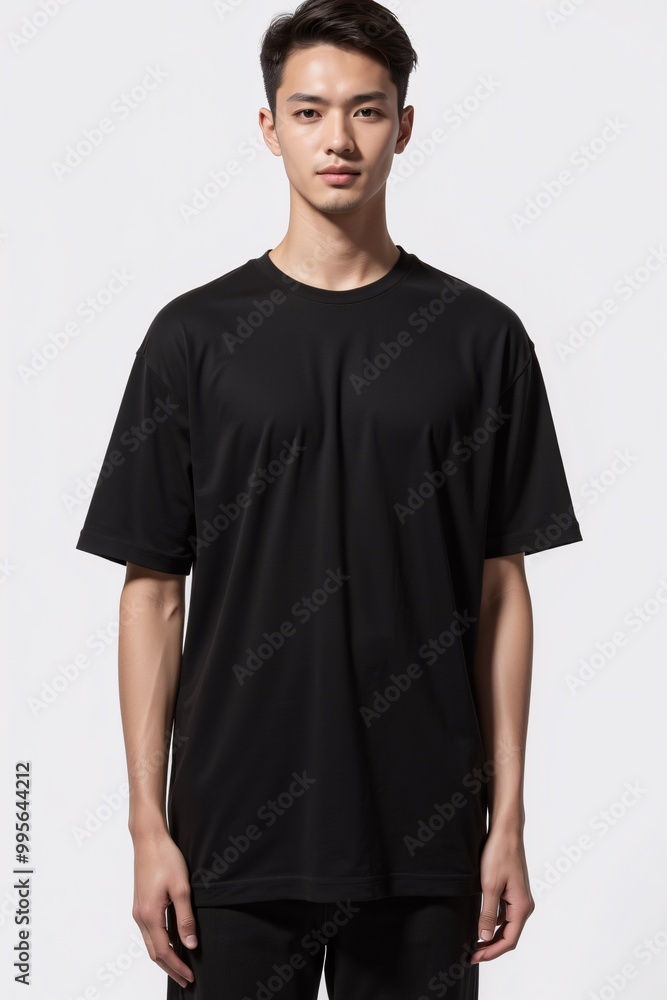 a black t-shirt with a white background. mockup, t-shirt mockup a black t-shirt with a white background. mockup, t-shirt mockup