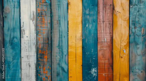 wooden nature pattern and color, abstract wooden background. Generative AI.