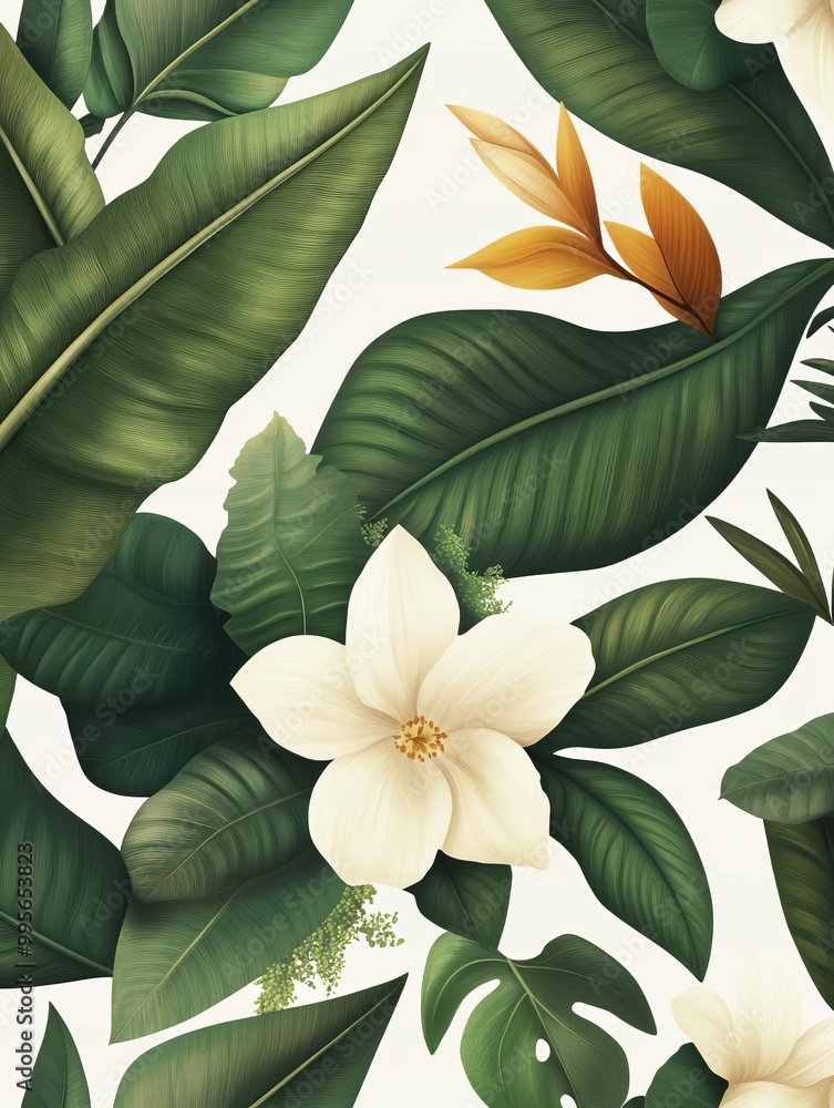 Botanical Exotic Flora Perspective Botanical Exotic Flora Perspective