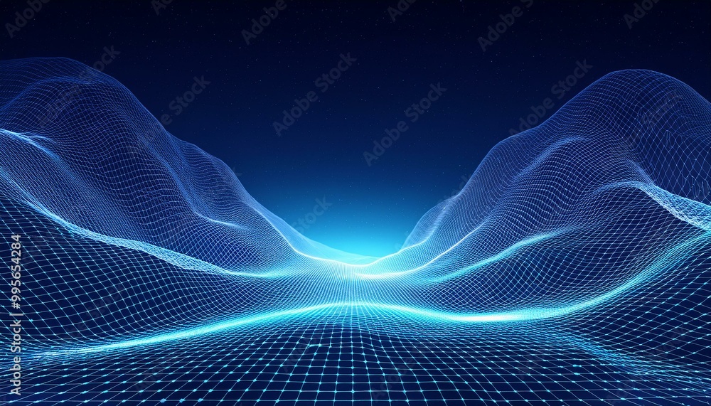 Blue minimal tech wavy lines abstract futuristic, abstract blue wave, abstract blue waves background, Futuristic technology background. Elegant background for business tech presentations Blue minimal tech wavy lines abstract futuristic, abstract blue wave, abstract blue waves background, Futuristic technology background. Elegant background for business tech presentations