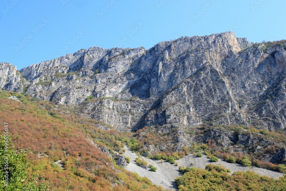 View of the Vrachan Balkans in the vicinity of the city of Vratsa (Bulgaria) View of the Vrachan Balkans in the vicinity of the city of Vratsa (Bulgaria)