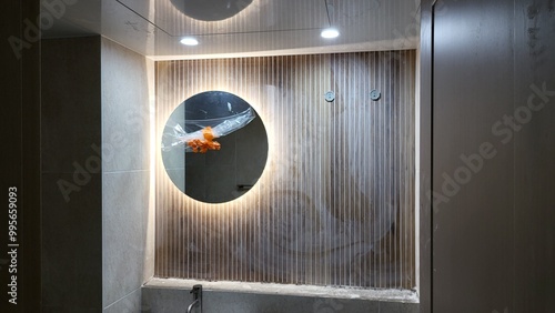 욕실조명거울